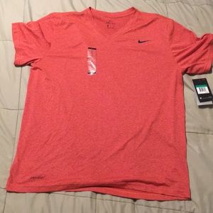 Nike v neck dri-fit shirt